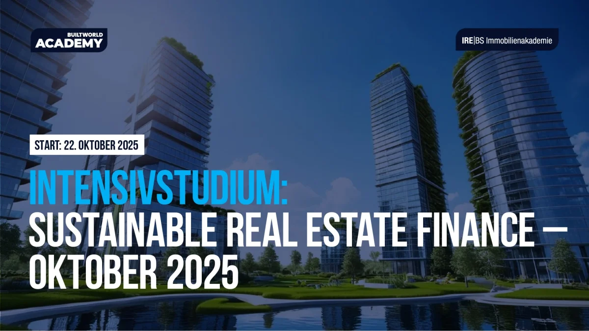 Intensivstudium: Sustainable Real Estate Finance 2026